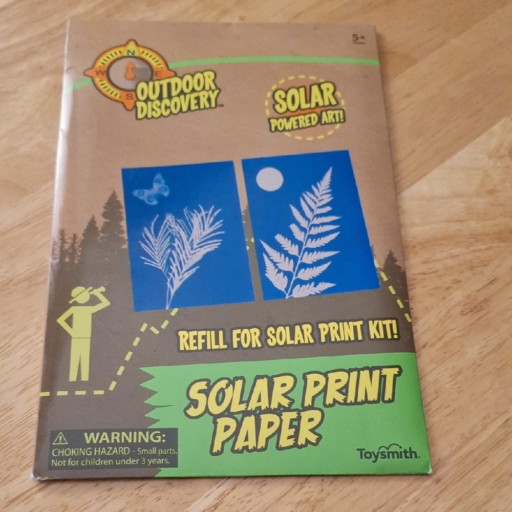 Toysmith Solar Print Paper Kit
